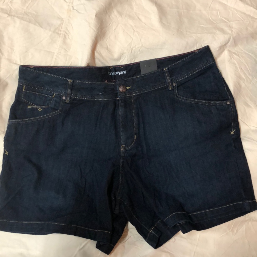 Blue jean shorts